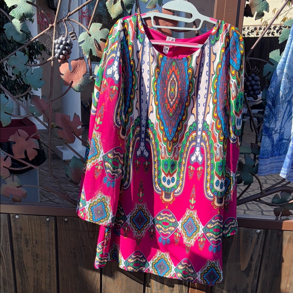 Pink Owl Vibrant Multicolor Top